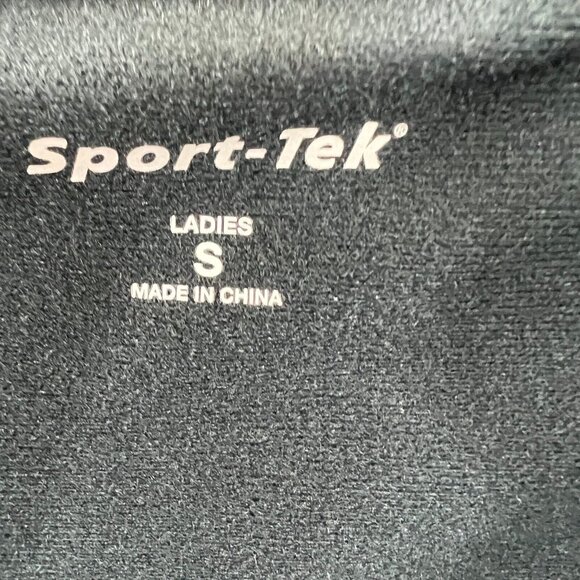 Sport Tek Womens Jacket Small Black Long Sleeve Full Zip Sweater Top Pockets - Picture 5 of 11